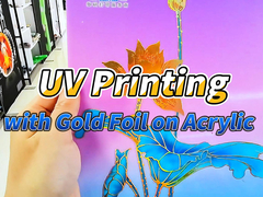 In UV Baosiwei: Sự kỳ diệu của in UV bằng tấm vàng trên Acrylic